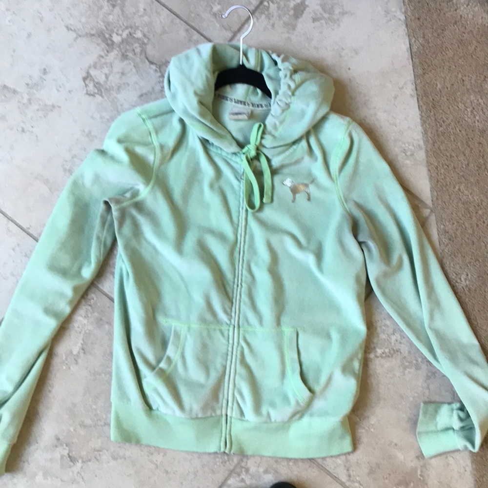Pink sweat jacket. Size small great shape